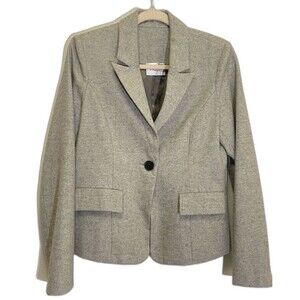 Moon - Tweed Classic Wool Blazer Jacket - size S